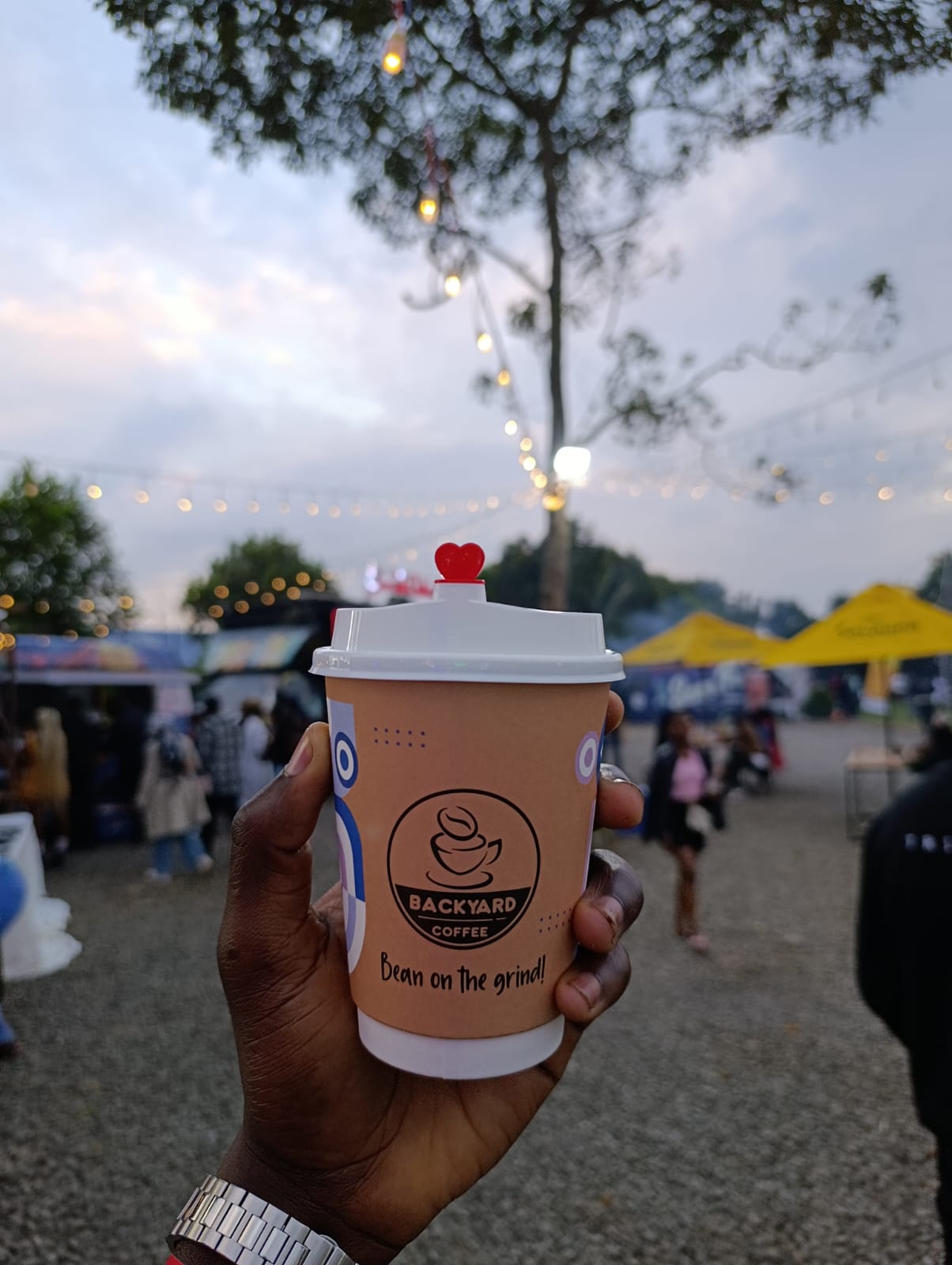 Branded Backyard Coffee cup